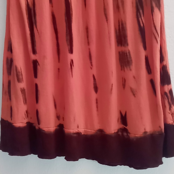 Calvin Klein Jeans Sleeveless Vneck  Pink/Brown Dress Size S - Picture 5 of 6